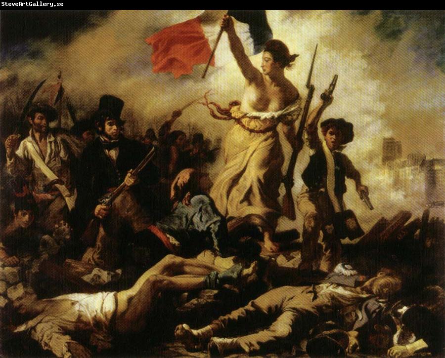 Eugene Delacroix Liberty Leading the People,july 28,1830